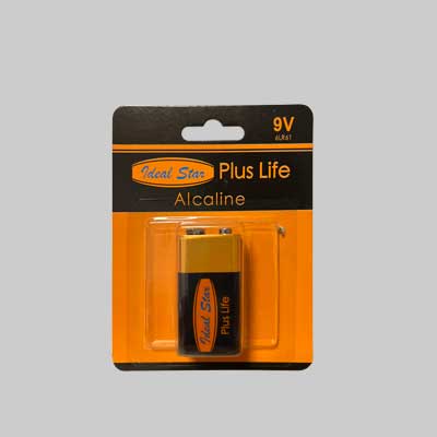 PILE 'PLUS LIFE' TRANSISTOR IDEAL STAR Blister 1 pezzo - IDEAL STAR