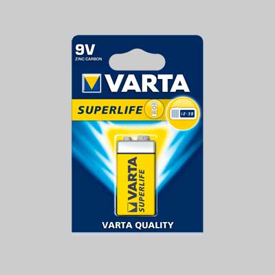 PILE 'SUPERLIFE' TRANSISTOR Blister 1 Pezzo - 10 confezioni- VARTA