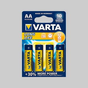 PILE 'LONGLIFE' STILO Blister 4 Pezzi - 20 confezioni- VARTA