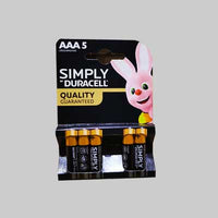 PILE 'SIMPLY' MINISTILO Blister 5 Pezzi - 10 confezioni- DURACELL