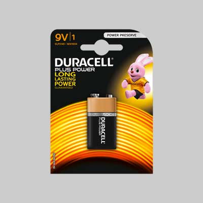 PILE 'PLUS POWER' TRANSISTOR Blister 1 Pezzo - 10 pezzi- DURACELL