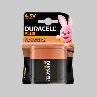 PILA 'PLUS POWER' PIATTA 4,5V DURACELL Blister 1 pezzo - 10 pezzi- DURACELL
