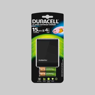 CARICATORE 'FAST CHARGER CEF' - DURACELL