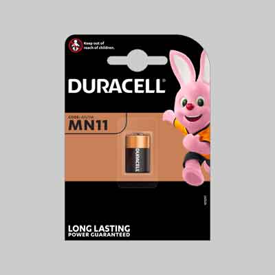 PILA PER LA SICUREZZA 'MN11' Blister 1 pezzo - 10 pezzi- DURACELL