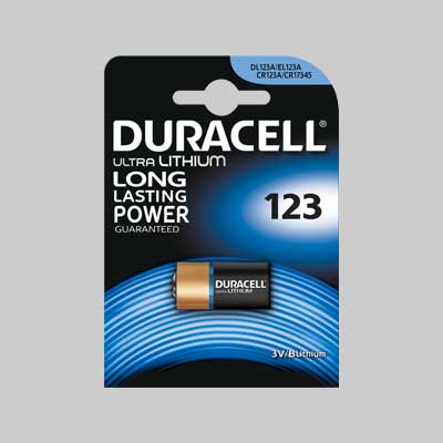 PILA PER FOTOCAMERA '123' Blister 1 Pezzo - 10 pezzi- DURACELL