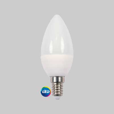 LAMPADA A LED MOD. 'OLIVA' 6W - E14 - 470Lm - 3000K