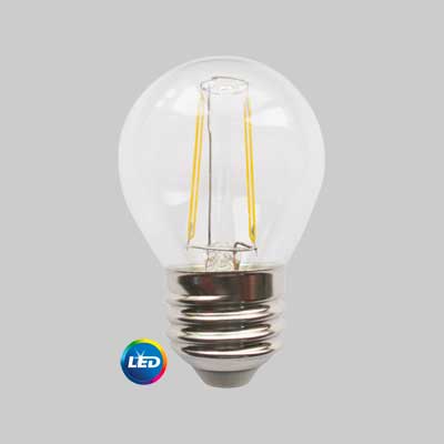 LAMPADA LED A FILAMENTO MOD. 'SFERA' E27 4W - 400Lm - 2700K