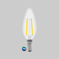 LAMPADA LED A FILAMENTO MOD. 'OLIVA' 4W - E14 - 400Lm - 2700K