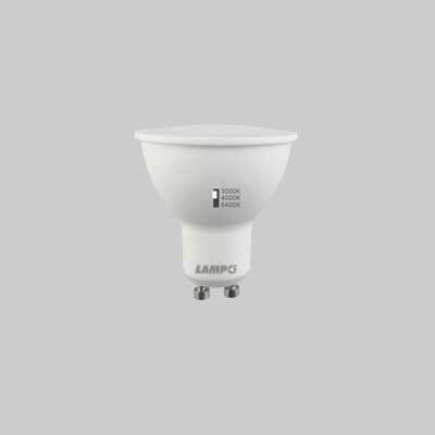 LAMPADA A LED TRICOLOR GU10 8 W - 650Lm - LAMPO