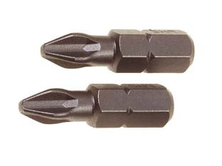 INSERTI A CROCE PHILLIPS PER AVVITATORI- - PH 2 in blister 2 pz. PG 455.00 - 5 blister PG