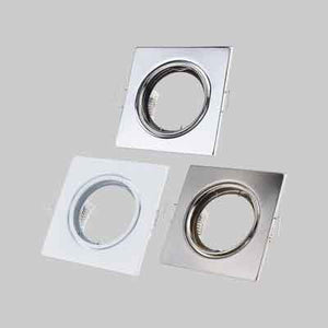 FARETTO INCASSO QUADRATO ORIENTABILE Col. Cromato