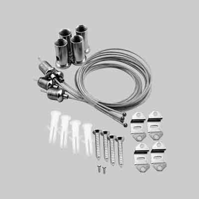 KIT PER SOSPENSIONE PANNELLO LED