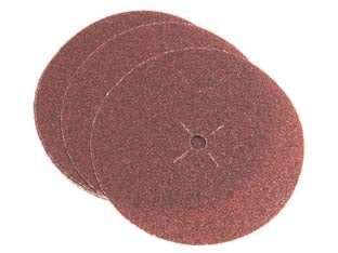 DISCHI DI CARTA ABRASIVA RESINATA PESANTE Ø MM.125- - grana fine 120  PG 344.20 - 5 blister PG