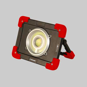 PROIETTORE A LED PORTATILE RICARICABILE CON POWERBANK 20 W - 1200Lm - 6500K - VELAMP