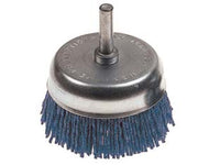 SPAZZOLA  A TAZZA IN NYLON ABRASIVO BLU- - ø mm.50  PG 497.30 - 1 blister PG