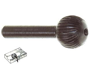 FRESA-LIMA SFERICA ROTATIVA PER FERRO- - codolo mm.6 per trapano PG 426.00 - 5 blister PG