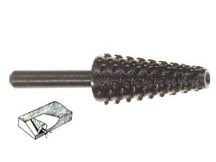FRESA-RASPA CONICA ROTATIVA PER LEGNO- - codolo mm.6 per trapano PG 432.00 - 5 blister PG