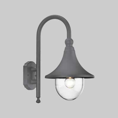 LANTERNA A PARETE 'URANO' Colore Nero