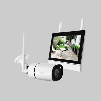 KIT VIDEOSORVEGLIANZA WIFI DIGITALE 4 Canali