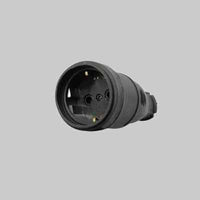 PRESA MOBILE SCHUKO 16A IN GOMMA  IDEAL STAR 2P+T - IDEAL STAR