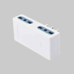 ADATTATORE QUADRUPLO 10A IDEAL STAR 2P+T- prese 10A 2P+T - IDEAL STAR