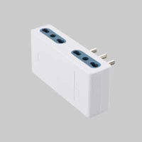 ADATTATORE QUADRUPLO 16A IDEAL STAR 2P+T- prese 10/16A 2P+T - IDEAL STAR