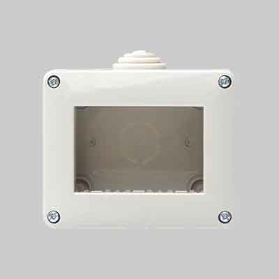 CONTENITORE DA PARETE PER APPARECCHI IP40 'STARLIGHT' 1 Posto - ELETTROIT