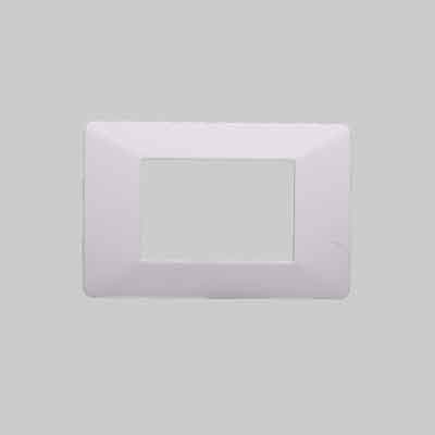 PLACCA COPRINTERRUTTORI BIANCA 'STARLIGHT' 3 Moduli - ELETTROIT