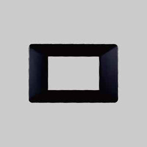 PLACCA COPRINTERRUTTORI NERA 'STARLIGHT' 7 Moduli - ELETTROIT