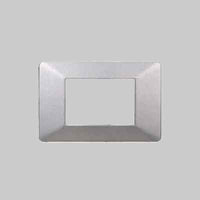 PLACCA COPRINTERRUTTORI SILVER 'STARLIGHT' 3 Moduli - ELETTROIT