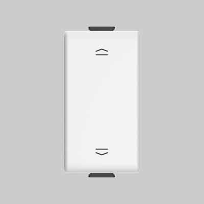 PULSANTE BIPOLARE C/INTERBLOCCO 'MATIX' BTICINO 1P NO + 1P NO - 10Ax 250V - BTICINO