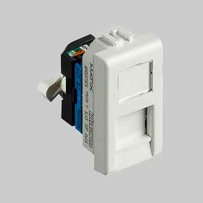 PRESA TELEFONICA RJ45 'MATIX' BTICINO Cat. 6 UTP - Bianco - BTICINO