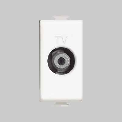 PRESA COASSIALE TV FEMMINA 'MATIX' BTICINO Bianco - BTICINO