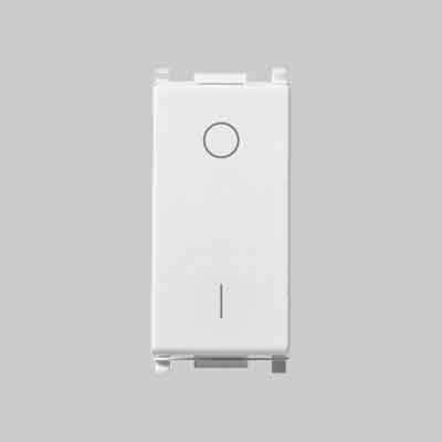 INTERRUTTORE BIPOLARE ILLUMINABILE 'PLANA' VIMAR 16Ax 250V - Col. Bianco - VIMAR