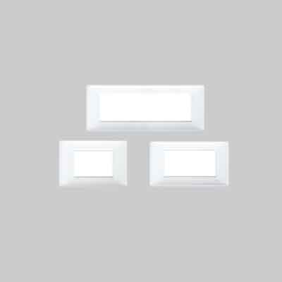 PLACCA COPRINTERRUTTORE BIANCA 'PLANA' VIMAR 3 Posti - VIMAR