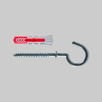 TASSELLO 'DUOPOWER' CON OCCHIOLO APERTO 6/1 - Ø 6x30 mm - 25 pezzi- FISCHER