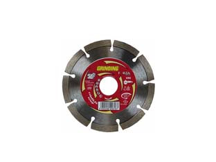 DISCHI DIAMANTATI UNIVERSALI PER MATERIALI DA COSTRUZIONE Ø MM.115- - ø mm.115x2 foro 22,2 corona a settori - 1 blister GRINDING