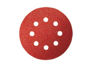 DISCHI CARTA ABRASIVA FORATA CON VELCRO PER ROTORBITALI Ø MM.125- - grana 100 confezione da 50 pz. - 1 confezione IMPERIAL