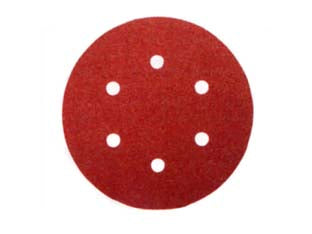 DISCHI CARTA ABRASIVA FORATA CON VELCRO PER ROTORBITALI Ø MM.150- - grana 240 blister da pz.6 - 1 blister IMPERIAL