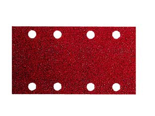 FOGLI CARTA ABRASIVA FORATA CON VELCRO PER LEVIGATRICI- - grana 180 blister da pz.6 - 1 blister IMPERIAL