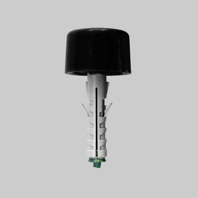 TASSELLO CON FERMAPORTA 'FPP' nero 28x18 - 100 pezzi- TECFI