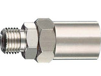 ATTACCO FILETTATO MASCHIO CON MASCHERINA- - attacco 1/4M per tubo ø mm.8X17 art.10/C - 5 pezzi ANI