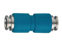 RACCORDO CON INNESTI AUTOMATICI DRITTO INTERMEDIO- - ø mm.10 art.50/B4 - 10 pezzi ANI