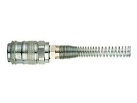 RUBINETTO RAPIDO UNIVERSALE A SFERE CON MOLLA- - per tubo ø mm.6x8 metal art.64/MF METAL - 5 pezzi ANI