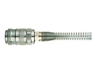 RUBINETTO RAPIDO UNIVERSALE A SFERE CON MOLLA- - per tubo ø mm.6x8 metal art.64/MF METAL - 5 pezzi ANI