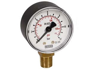 MANOMETRO ATTACCO RADIALE  attacco conico radiale 1/4 art.R/50    ANI