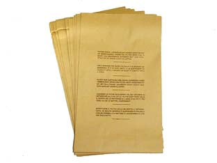 SACCHETTI DI CARTA PER CL15DJ E GN18- - (10001-08158) - 1 busta LAVORWASH