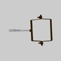 COLLARE PER PLUVIALE QUADRO PREVERNICIATO 100x100 mm - 2 pezzi