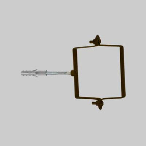 COLLARE PER PLUVIALE QUADRO PREVERNICIATO 100x100 mm - 2 pezzi