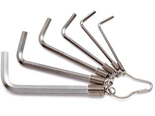 CHIAVI MASCHIO ESAGONALI PIEGATE CROMATE ART.96/ST6    BETA